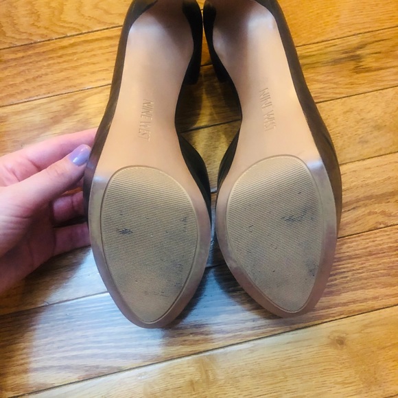 NINE WEST Platform Leather Pumps 8 1/2 - Picture 4 of 5